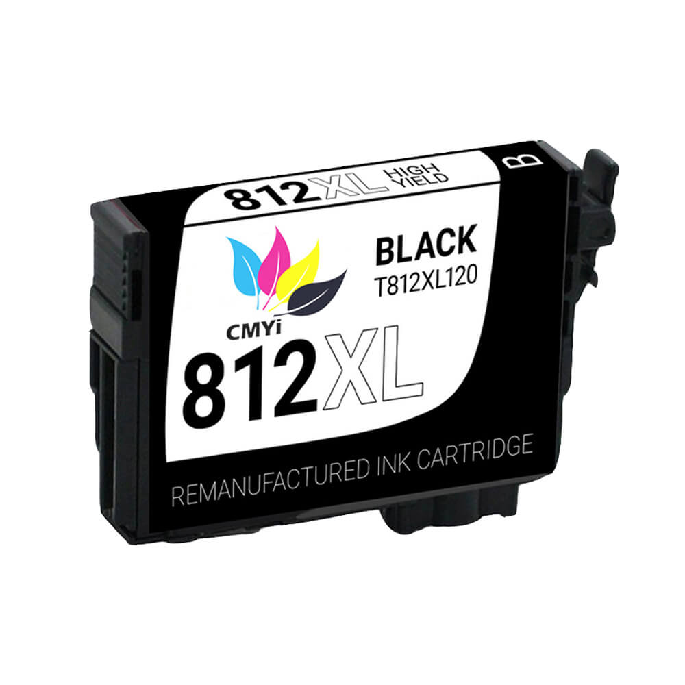 Remanufactured Epson 812 Ink XL Black