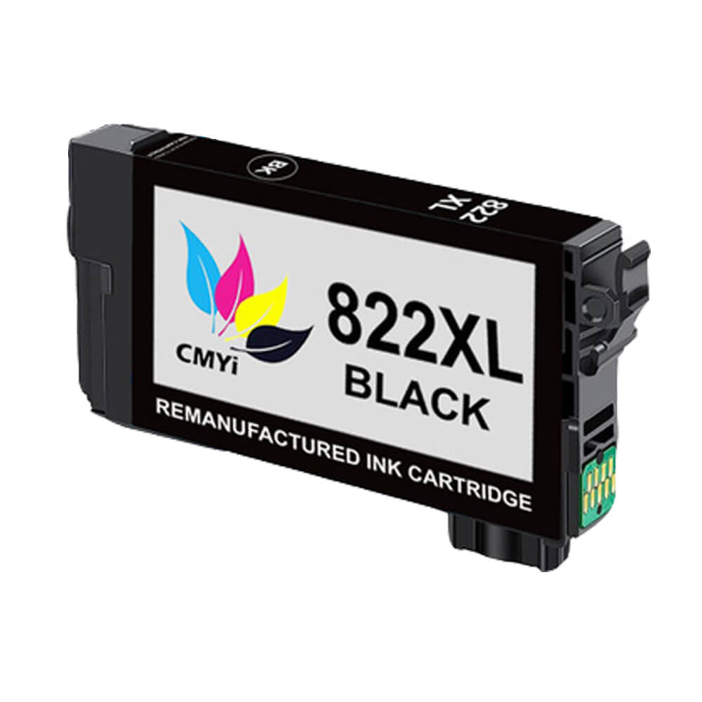 Remanufactured Epson 822 Ink XL Black