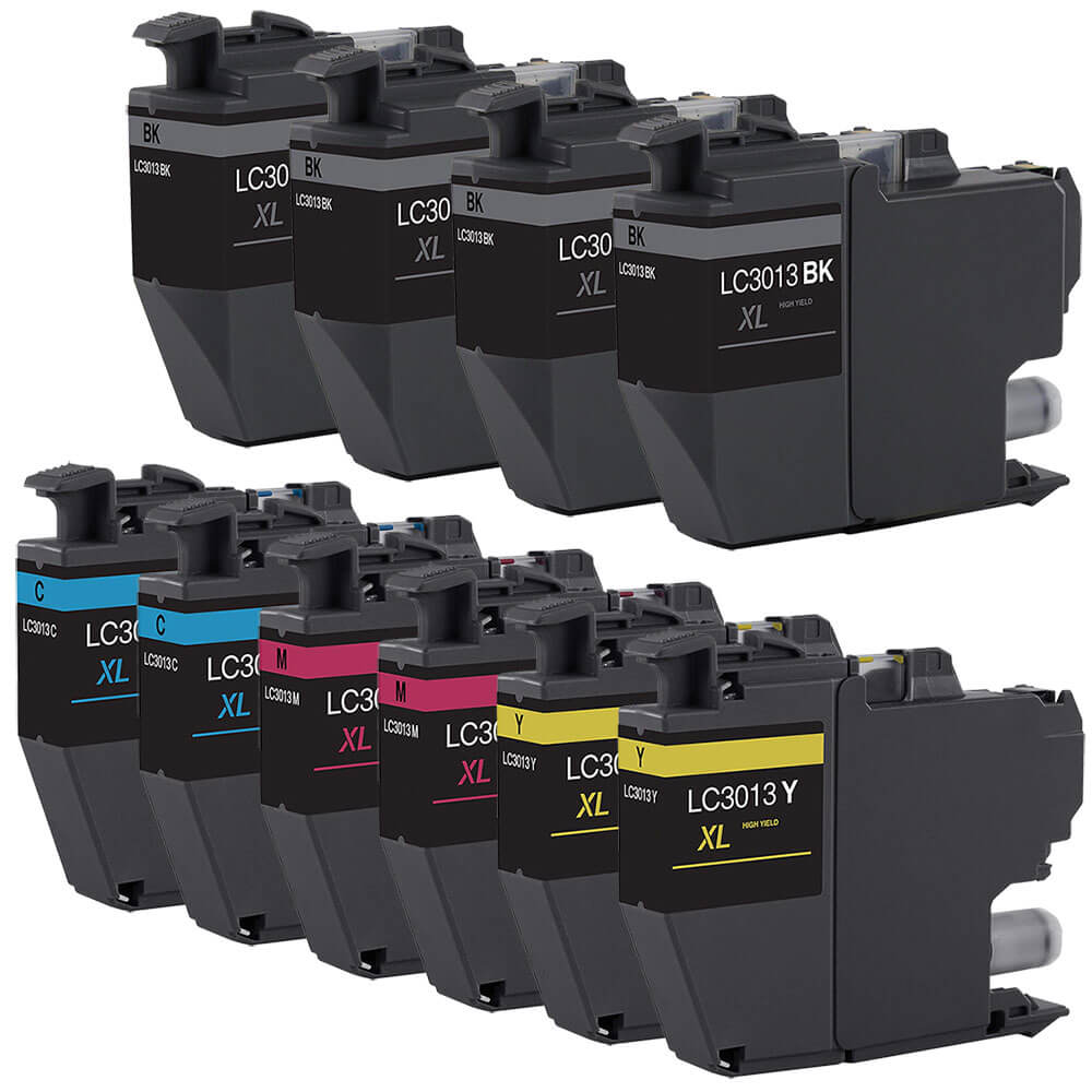 Compatible Brother LC3013 Ink 10-Pack