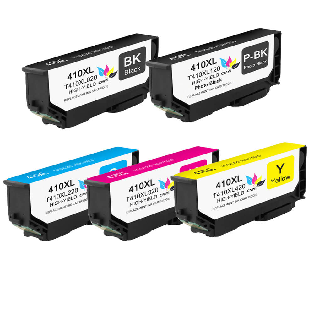 Remanufactured Epson 410XL Ink 5-Pack